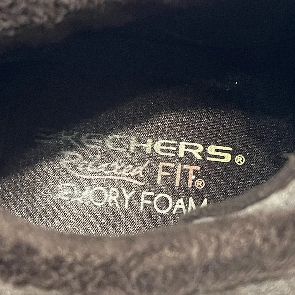 Skechers Bikers Totem Pole Chukka Boots Chocolate Brown 49013 Women's Size 10‎